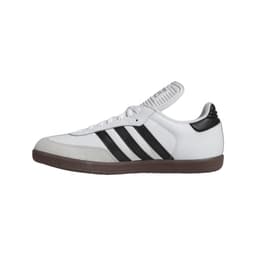 adidas Men's Samba Classic Running Shoe, white/black/white, 9 M US