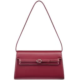BOSTANTEN Crossbody Purses for Women Designer Handbags Leather Shoulder Bag with Strap, Red