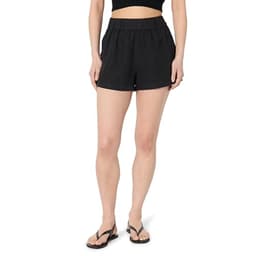 The Drop Women’s Essie Linen Pull On Mini Short, Black, XL