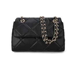 Gladdon Quilted Crossbody Purses for Women Small Ladies Shoulder Bags with Chain Trendy Clutch Purse Cute Designer Bag Black