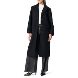 The Drop Women's Liam Loose Overcoat, Black, L