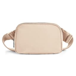 ODODOS Unisex Mini Belt Bag with Adjustable Strap Small Fanny Pack for Workout Running Traveling Hiking, Irish Cream