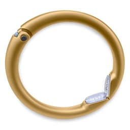 Clipa Bag Hanger – Matte Gold PVD - The Ring That Opens Into a Hook and Hangs in Just 1/2" of Space, Holds 33 lbs., 3 yr. Warranty