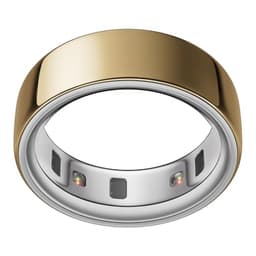 Oura Ring 4 - Gold - Size 8 - Smart Ring - Size First with Oura Ring 4 Sizing Kit - Sleep Tracking Wearable - Heart Rate - Fitness Tracker - Up to 8 Days of Battery Life