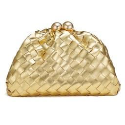CHUNLI Dressy Woven Clutch Purses for Women Evening Wedding Formal Occasion,Dumpling Crossbody Shoulder Handbags for Women