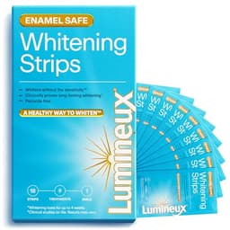 Lumineux Teeth Whitening Strips 9 Treatments – Peroxide Free - Enamel Safe for Whiter Teeth - Whitening Without The Sensitivity - Dentist Formulated - Sensitivity Free